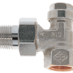 HEIMEIER 0351-03.000 IMI HEIMEIER Verschraubung Regulux Eckform, DN 20, Rotguß vernickelt  Verpackungseinheit:1ST