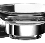 ALVA AQASPRSHKS ALVA Prima Seifenhalter mit Kristallschale klar, Chrom  Verpackungseinheit:1ST