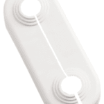 ALVA ALKROS50GK ALVA Heizkoerper-Doppelrosette weiss pass.bis 18mm, Abstand 50mm flach  Verpackungseinheit:1ST