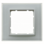 BERKER 10116909 B.7 Rahmen 1fach Glas polarweiß  Verpackungseinheit:1ST