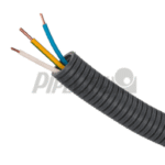 PIPELIFE 1210021154 Biegsames Panzerrohr Ø20mm vorverdrahtet mit Aderleitung YE 3x1,5 GG, BL, WS PX20+YE 3X1,5 G/G, BL, WS | 100M Verpackungseinheit:100M