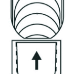 AET 7001130 Stirnwand geschlossen f.Top 100/Maxi 100 aus PE / Blech, H=185-260mm  Verpackungseinheit:1ST
