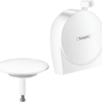 HANSGROHE 58117700 hansgrohe Exafill S Fertigset Wanneneinlauf, Ablauf- und Überlaufgarnitur, Mattweiß 58117XXX Verpackungseinheit:1ST