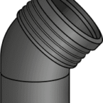 KE KELIT 149645GG0 KE KELIT ASI345 PHONEX ST Bogen 45 Grad 40 ASI345 Verpackungseinheit:1ST