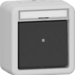 GIRA 315630 Wipptaster Wechsler BSF WG AP Grau  Verpackungseinheit:1ST