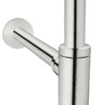 ALVA AQARAUDSS ALVA Aura Design-Sifon 5/4 ohne Ventil,Wandrohr 32x340mm,Steel Line  Verpackungseinheit:1ST