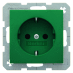 BERKER 47438913 Steckdose SCHUKO S.1 grün, glänzend  Verpackungseinheit:1ST