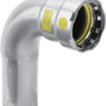 VIEGA 739 508 Viega Megapress G-Bogen 90° mit SC-Contur Stahl unlegiert, Zink-Nickel-Beschichtung, Modell 4616.1 DN: 20 D: ¾ 4616,1 Verpackungseinheit:1ST