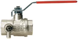 05938c3b-f7ba-464d-acf4-4a7fee967637 ALVA ACKHE1 ALVA Kugelhahn Fig. 200 1"IG, Mssg. m.Entlv.m.vollem Durchgang Verpackungseinheit:1ST – Bild 1