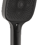 ALVA AQARVAHB3.9S ALVA Varia Handbrause 3-fach softedge Antik.,Tastumstell.,Powderstr.,Schwarz M  Verpackungseinheit:1ST