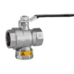 BEE G 300202519025 Filterkugelhahn Messing verchr. Hebel 992M.0-1" IG/IG PN16 mit Magnet  Verpackungseinheit:1ST