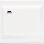 ALVA AQBTFOBT90.75FS ALVA Forta Stahlemail Brausetasse 90x75x2,5cm, schweres Mod.,Weiß oh.Füsse  Verpackungseinheit:1ST