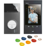 BTICINO 363926 Flex'ONE Video-Set m.Türstat.LINEA3000 Schw Classe 300EOS with Netatmo Schw.  Verpackungseinheit:1ST