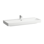 LAUFEN H8149650001071 Laufen PRO S 814965 Waschtisch unterbaufähig  Sanitärkeramik weiß 1200x465x95 1 Hahnloch links und rechts mit Überlauf ,  Verpackungseinheit:1ST