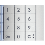 BTICINO 353001 Frontblende Zehnertastatur Allmetall  Verpackungseinheit:1ST