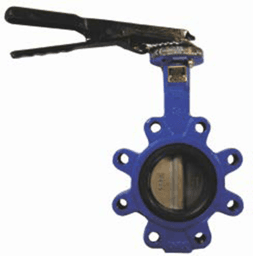 0855d9ef-c0ba-4bb0-9866-45e891a56418 ALVA ARTAKL65N ALVA Anfl-Absperrklappe-L DN65 PN16 GGG Scheibe: D.I. vern. Sitz:EPDM Rasth. Verpackungseinheit:1ST – Bild 1