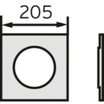 VAILLANT 2619855 Vaillant Wandrosette gross Nr.2619855  Verpackungseinheit:1ST