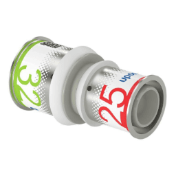 09b2da1c-2735-46b2-a41a-9f75fef5e09b UPONOR 1039940 Uponor S-Press PLUS Kupplung reduziert PPSU 32-25 Verpackungseinheit:1ST – Bild 1