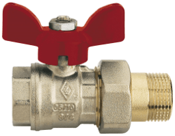 0a388efe-9f0b-4349-8210-9c0665b5f933 ALVA ACKHFH1 ALVA Kugelhahn Fig. 200FH 1"IG, Mssg. voll.Durchg.m.Flügelg. u. Holl. AG Verpackungseinheit:1ST – Bild 1