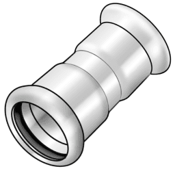 0a79aed5-f307-4baf-a88e-bfe3df71998b KE KELIT 53600HH0 KE KELIT NP410 STEELFIX Edelstahl Press-Kupplung 54 NP410 Verpackungseinheit:1ST – Bild 1