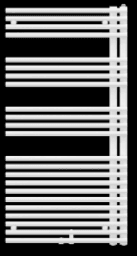0b699d95-77b0-4c24-9662-6b5d4e23c29a ALVA AQBHBE120.60L ALVA Bela 2.0 Badheizkörper Mittenan- schluss, 116,1x60cm, links offen, Weiß Verpackungseinheit:1ST – Bild 1
