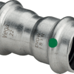 VIEGA 436 216 Viega Sanpress Inox-Muffe mit SC-Contur Stahl nichtrostend, Modell 2315 VdS-Zulassung d: 54 2315 Verpackungseinheit:1ST