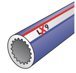 0c76e33f-4e7a-4cf3-940e-a35e2842ff5e KE KELIT 5120080 LX09 LEXEL Isolierschlauch - 9 5/4"-40/42 LX09 Verpackungseinheit:2M – Bild 1