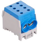 POLLMANN 2080148 Hauptleitungs Abzweigklemme 1polig 1 Ein 2x70², 1 Aus 2x70mm² HLAK 70-1/2 M2 BLAU Verpackungseinheit:1ST