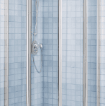 ALVA AQDUSARS80MK ALVA Sana Runddusche mit Schiebetür 77,2-80/190cm, Silber Matt,Kunststoffgl.  Verpackungseinheit:1ST