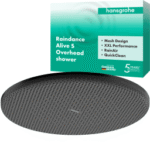 HANSGROHE 24520340 hansgrohe Raindance Alive S Kopfbrause 300 1jet, Brushed Black Chrome 24520XXX Verpackungseinheit:1ST