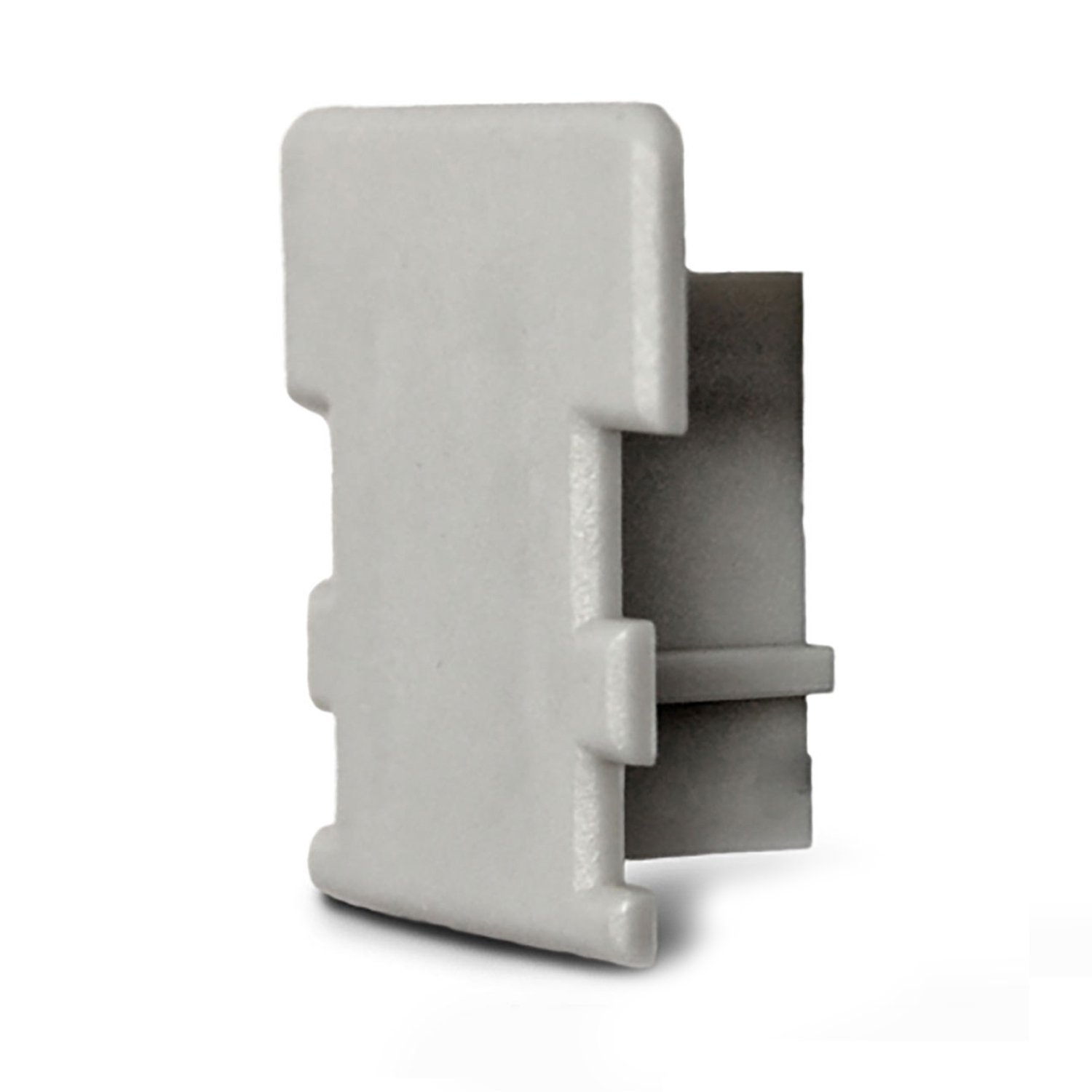 111386_1a ISOLED 111386 Endkappe für Profil GROUND-OUT12 silber – Bild 1