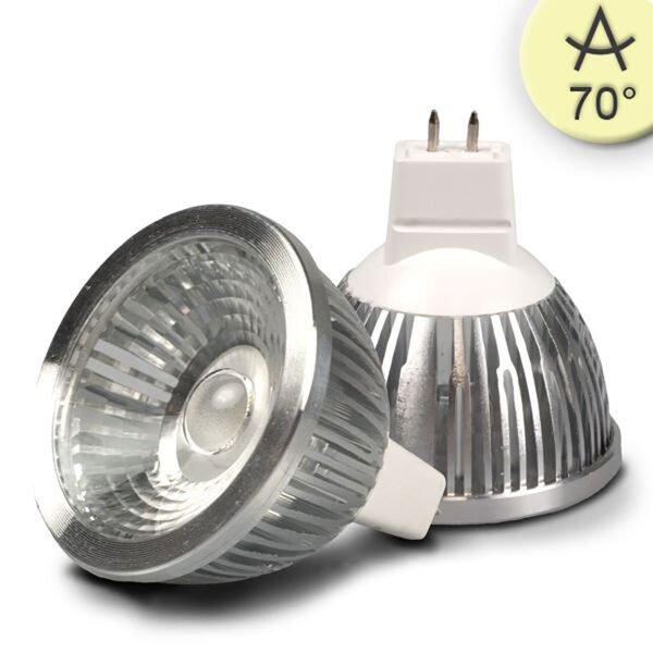ISOLED 111933 MR16 LED Strahler 5,5W COB, 70°, warmweiß, dimmbar