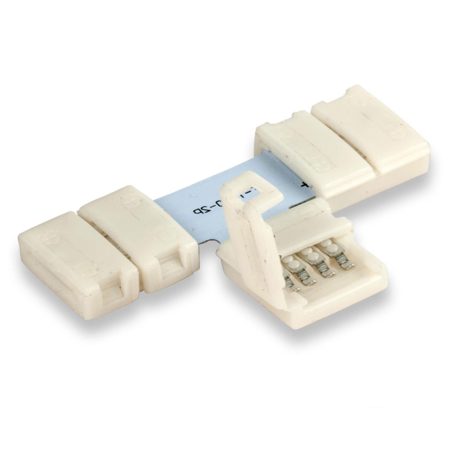 111968_1 ISOLED 111968 Clip-T-Verbinder (max. 5A) C1-210 für 2-pol. IP20 Flexstripes mit Breite 10mm, Pitch >12mm – Bild 1