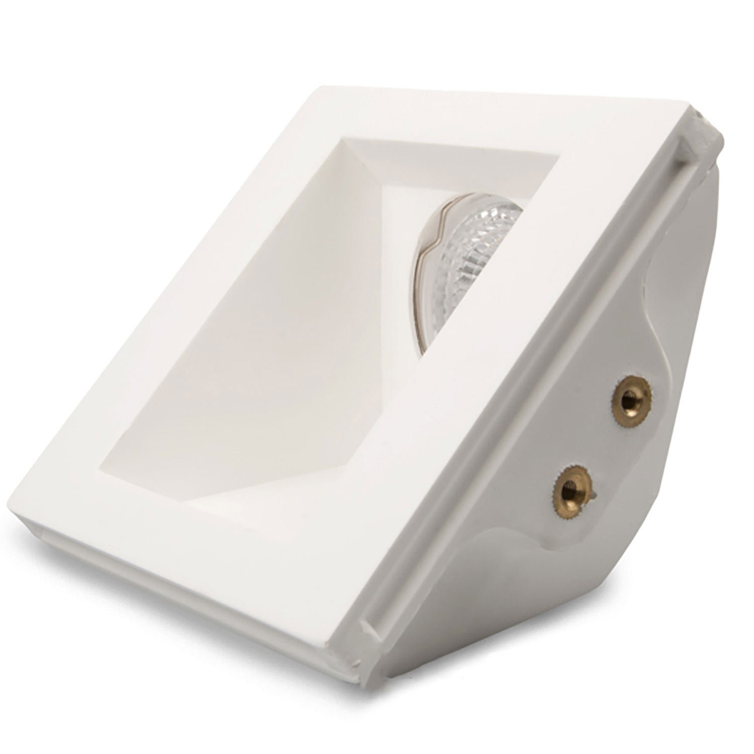 112077_1_iso ISOLED 112077 Gips Einbaustrahler für GU10/MR16 Spots, rückversetzt, asymmetrisch, weiß – Bild 1