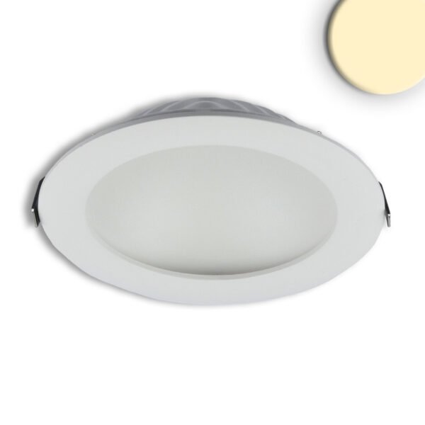 ISOLED 112431 LED Downlight LUNA 18W, indirektes Licht, weiß, warmweiß