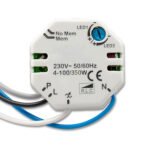 ISOLED 112449 Universal-Push Dimmer für dimmbare 230V Leuchtmittel/Trafos, 300VA