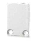 ISOLED 112533 Endkappe EC12 für SURF12 BORDERLESS inkl. COVER3 mit TUNNEL, Alu eloxiert