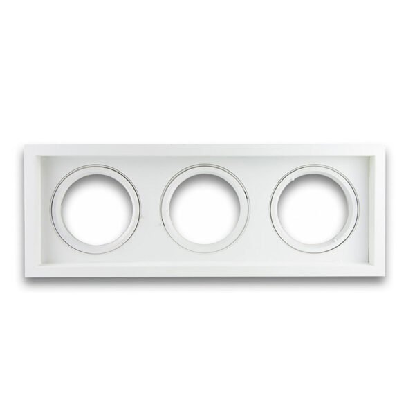 ISOLED 112578 Einbaurahmen AR111, eckig, 3 fach, schwenkbar