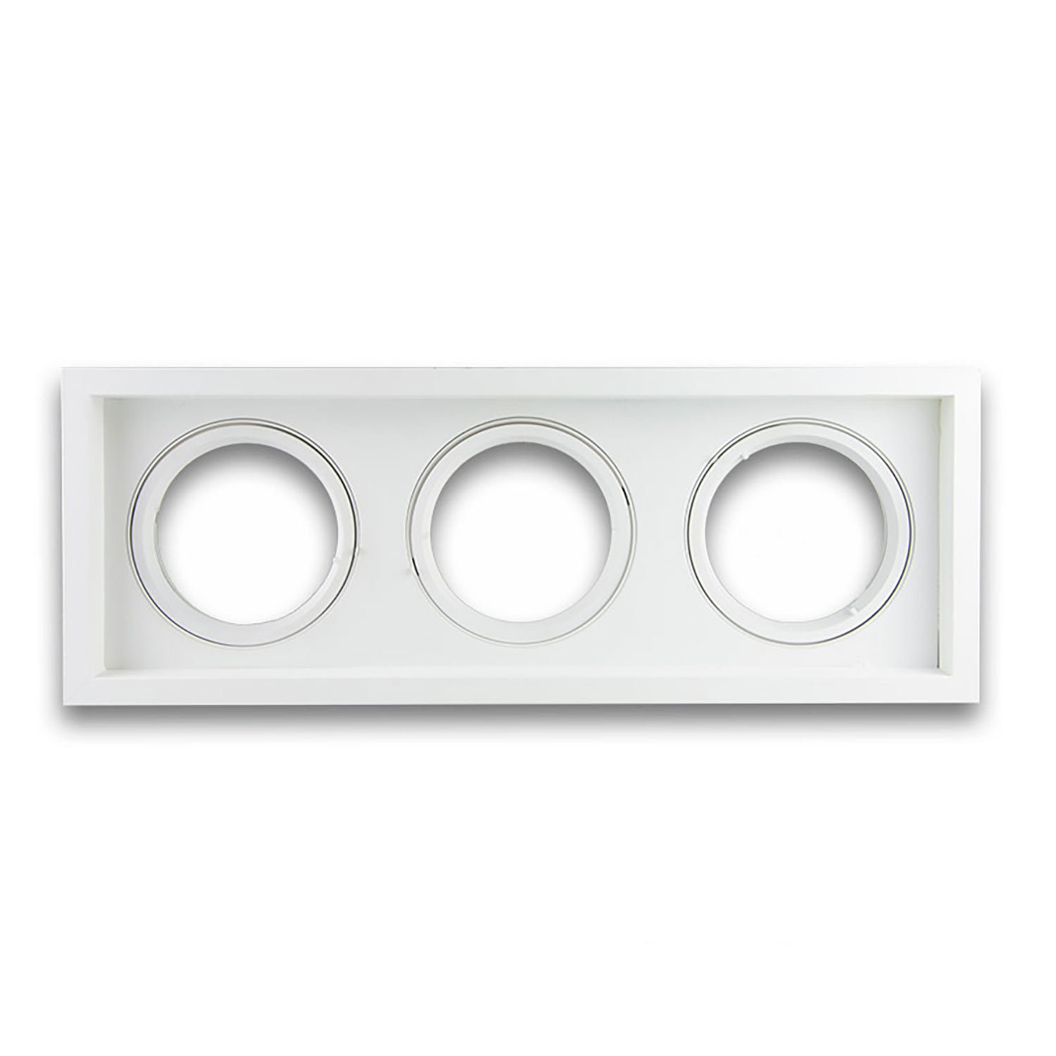 112578_1 ISOLED 112578 Einbaurahmen AR111, eckig, 3 fach, schwenkbar – Bild 1