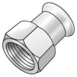 KE KELIT 53806E04 KE KELIT NPI457 STEELFIX Industrie-Edelstahl Press-Übergang mit IG 28x3/4 Zoll NPI457 Verpackungseinheit:1ST