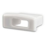ISOLED 112794 Endkappe EC36 für Profil SURF12 BORDERLESS FLAT in Verbindung mit COVER3, mit Kabeldurchführung