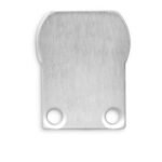 ISOLED 112813 Endkappe EC24 Alu für ROUND12 mit TUNNEL, 2 STK, inkl. Schrauben