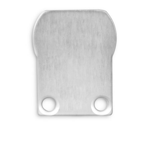 ISOLED 112813 Endkappe EC24 Alu für ROUND12 mit TUNNEL, 2 STK, inkl. Schrauben