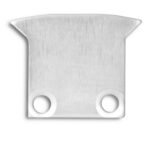 ISOLED 112814 Endkappe EC27 Alu für DIVE12 FLAT mit TUNNEL, 2 STK, inkl. Schrauben