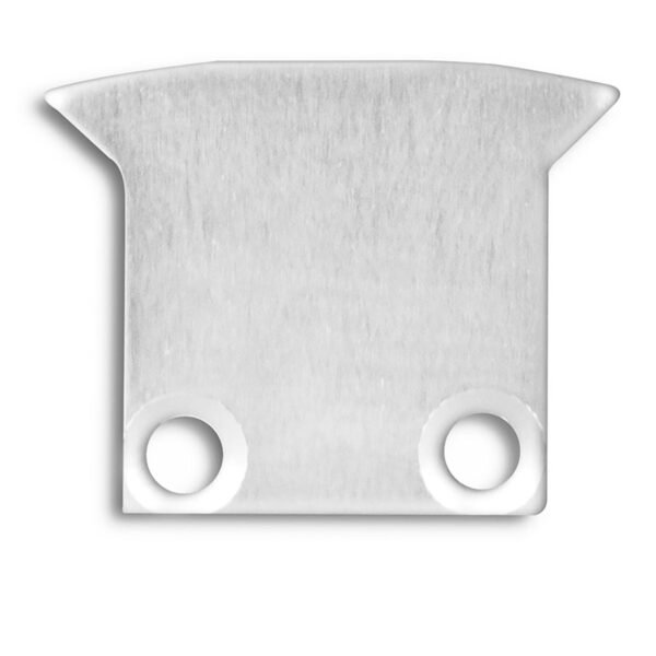 ISOLED 112814 Endkappe EC27 Alu für DIVE12 FLAT mit TUNNEL, 2 STK, inkl. Schrauben