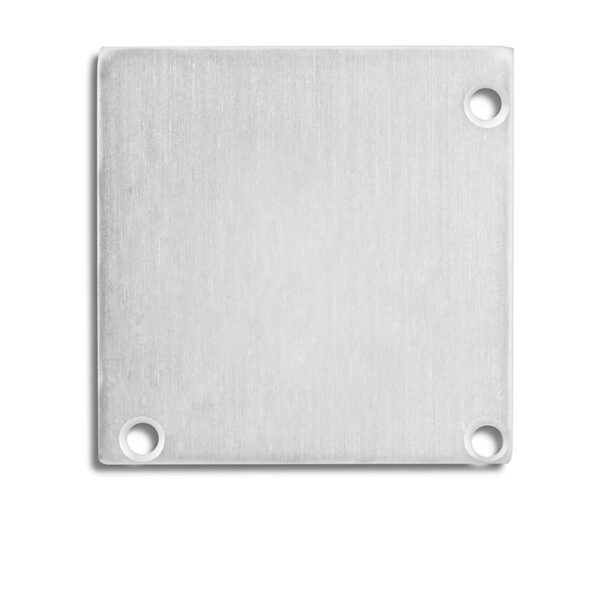 ISOLED 112823 Endkappe EC52 Alu für LAMP35(EDGE)/ CORNER20(m. COVER16), 2 STK, inkl. Schrauben