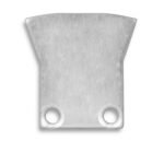 ISOLED 112834 Endkappe EC9 Aluminium für DIVE12 mit TUNNEL, 2 STK, inkl. Schrauben