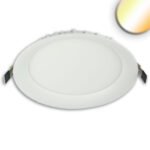 ISOLED 112943 LED Downlight, 24W, ultraflach, ColorSwitch 2600|3100|4000K, dimmbar