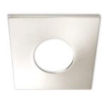 ISOLED 113065 Cover Aluminium eckig nickel gebürstet für Sys-68