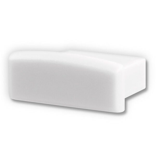 ISOLED 113085 Endkappe EC35W weiß für Profil SURF12 BORDERLESS FLAT in Verbindung mit COVER3, 1 STK